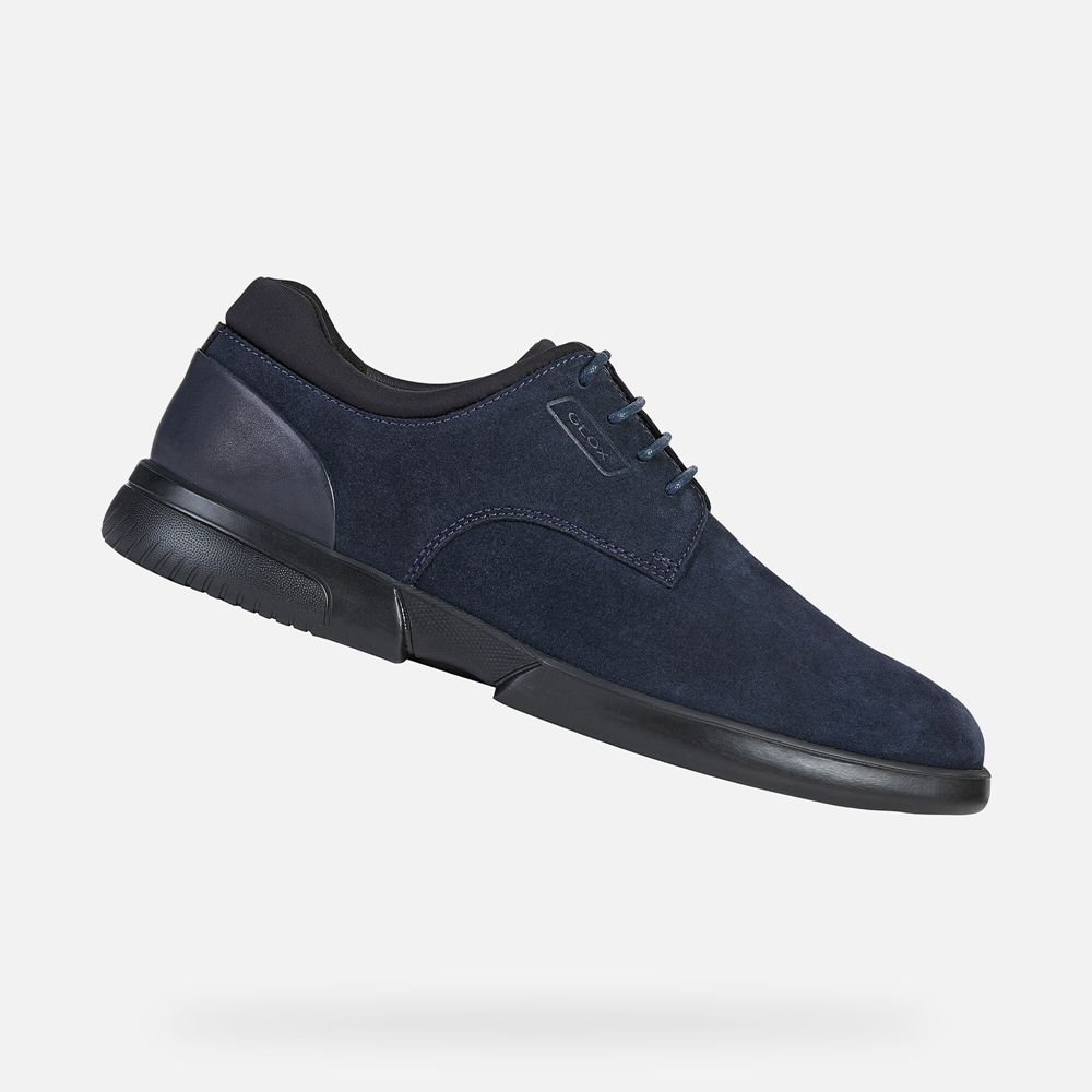 Sapatos Casuais Geox Homem Azul Marinho - Smoother - MPCIV0438